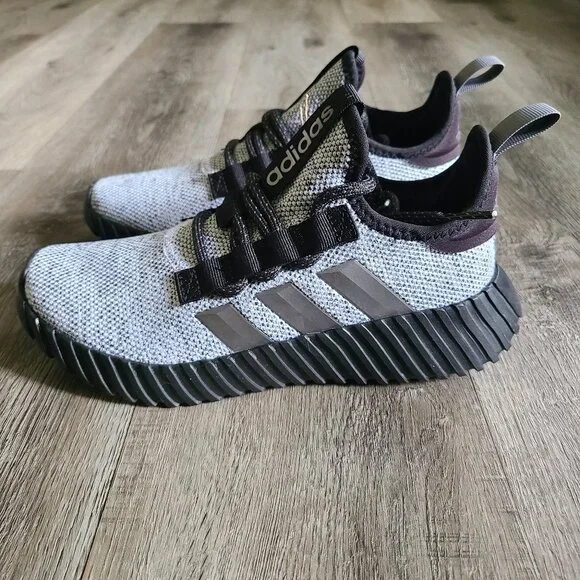 Adidas Kaptir 3.0 Iron Metallic Men’s Size 6 1/2 Wmn 7 1/2 Athletic Running Shoe - Picture 4 of 6